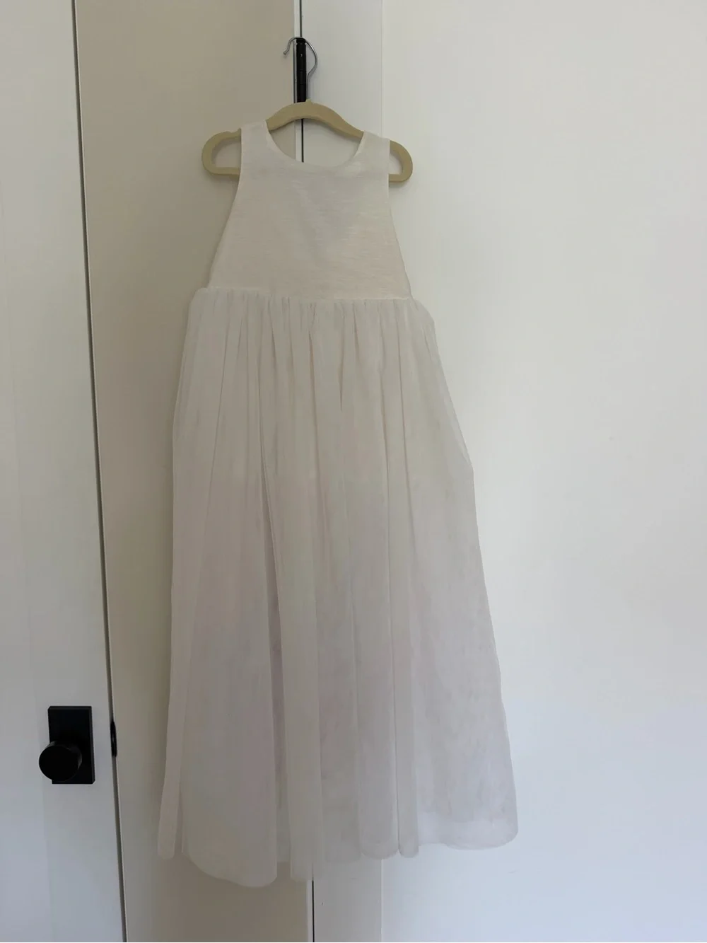 Show Me Your MuMu Little Girls Ivory Full-Tulle Flower Girl Dress